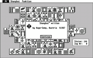 Shanghai atari screenshot